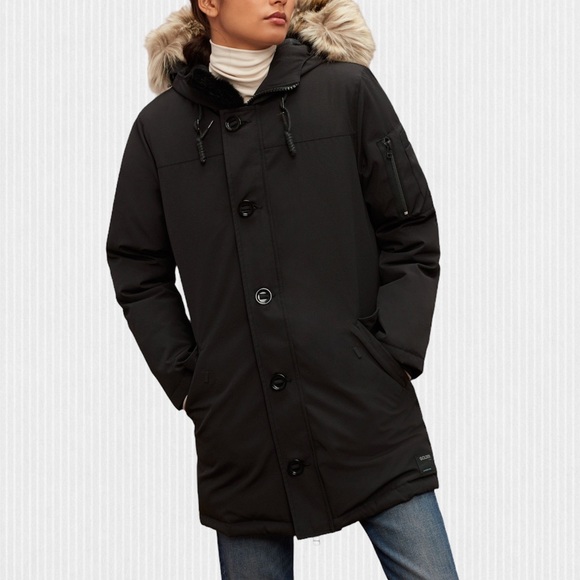 TNA Jackets & Blazers - Golden by TNA Oslo Altitude Series Goose Down Black Hooded Parka Medium